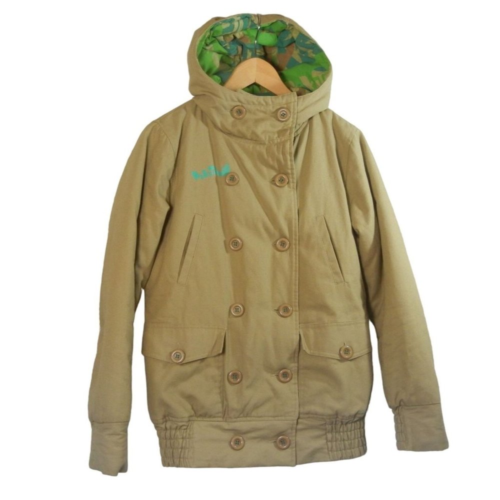 Women's coat Sm. Nikita  ski, snow board hooded button up winter jacket Small.